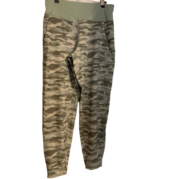 Ascend Size Small Green Camo Zip Pocket Joggers - Picture 1 of 9